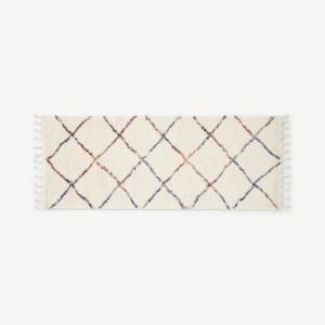 Perdru Berber Style Runner, 80 x 200cm, Multi