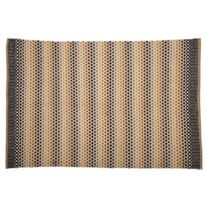 Botin Large Fabric Upholstered Inca Rug In Multi-Colour