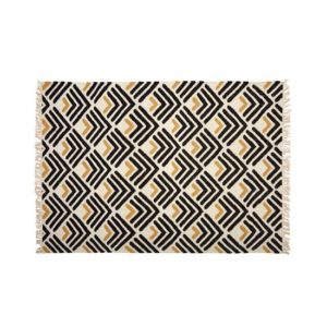 Botin Small Fabric Upholstred Takara Rug In Multi-Colour